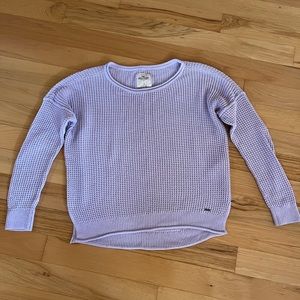 Purple knit sweater by Hollister!